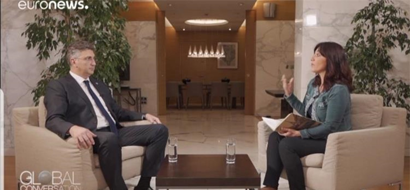 Plenković za Euronews: Bilateralni granični spor mora biti potpuno odvojeno pitanje od Schengena